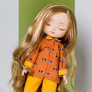 Bobee Happy at Home Orange Panda Pajamas (Fashion Doll)