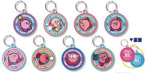 Kirby`s Dream Land 30th Embroidery Key Ring Collection (Set of 8) (Anime Toy)