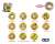 Kirby`s Dream Land 30th Relief Medal Collection Vol.1 (Set of 10) (Anime Toy) Item picture1