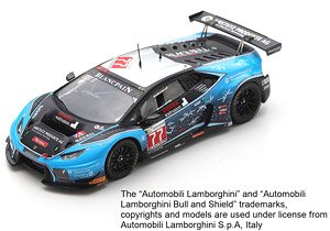 Lamborghini Huracan GT3 No.77 Barwell Motorsport 24H Spa 2018 (ミニカー)