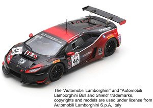 Lamborghini Huracan GT3 No.46 PPM California 8H 2018 S. Michimi - B. Gdovic - S. Dunn (Diecast Car)