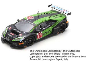 Lamborghini Huracan GT3 No.777 Team HB Racing 24H Spa 2017 B. Delhez - G. Vannelet - M. Stursberg - C. Zarnella (Diecast Car)