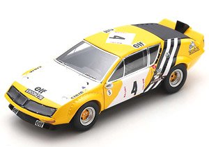 Alpine A310 No.4 Vainqueur Ronde Cevenole 1975 Jean-Luc Therier (Diecast Car)