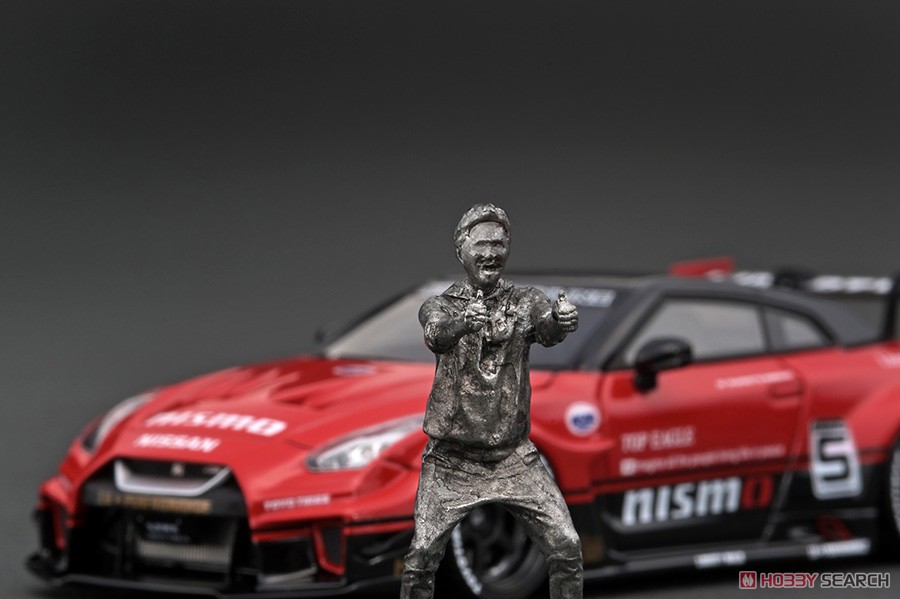 LB-Silhouette WORKS GT Nissan 35GT-RR Red/Black With Mr. Kato (ミニカー) 商品画像5