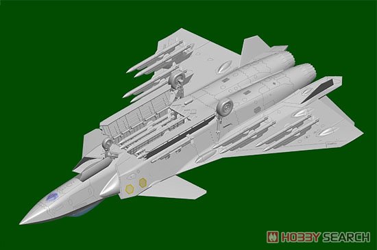 中国空軍 J-20戦闘機 マイティ・ドラゴン `ビーストモード` (プラモデル) その他の画像14