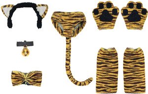 Tiger Girl Set (Yellow) (Fashion Doll)