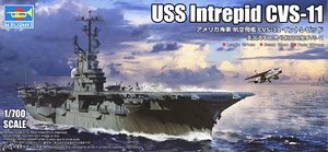 アメリカ海軍 航空母艦 CVS-11 イントレピッド (プラモデル)