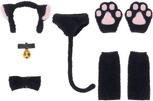 ねこ☆ガールset (ブラック) (ドール)