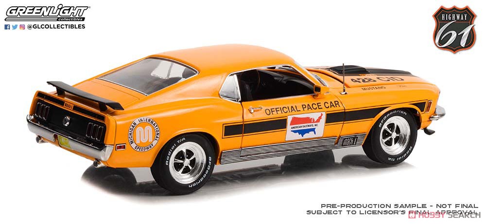 Highway 61 - 1970 Ford Mustang Mach 1 - Michigan International Speedway Official Pace Car (ミニカー) 商品画像2