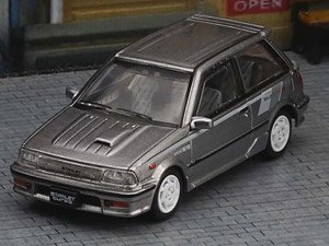 トヨタ スターレット ターボ S 1988 EP71 シルバー (RHD) (ミニカー)