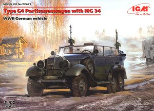 German Type G4 Partisanenwagen with MG34 (Plastic model)