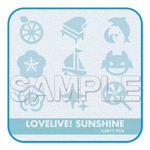 [Love Live! Sunshine!!] Jacquard Texture Mini Hand Towel (Anime Toy)