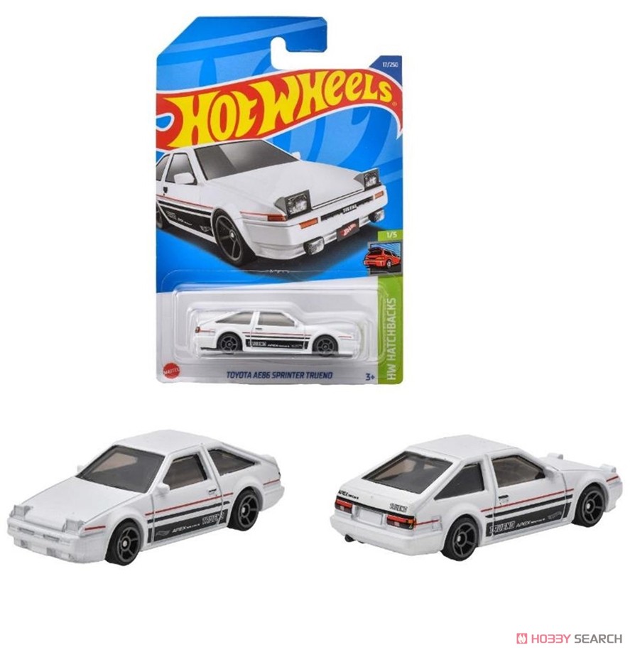 ホットウィール ベーシックカー トヨタ AE86 スプリンタートレノ (玩具) その他の画像1