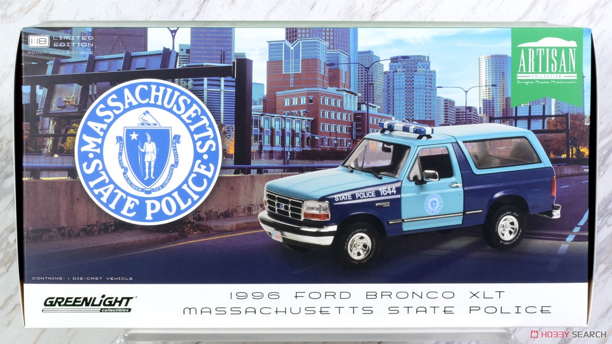 Artisan Collection - 1996 Ford Bronco XLT - Massachusetts State Police (ミニカー) パッケージ1