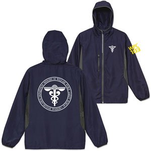 Psycho-Pass 3 WPC Micro Ripstop Zip Parka Navy M (Anime Toy)