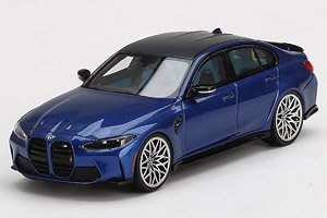 BMW M3 コンペティション (G80) ポルティマオブルーメタリック (ミニカー)