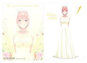 映画 五等分の花嫁 クリアファイル 一花 ウェディングドレス (キャラクターグッズ)
