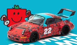 RWB 964 Mr. Men Little Miss Mr. Strong with Container (Diecast Car)