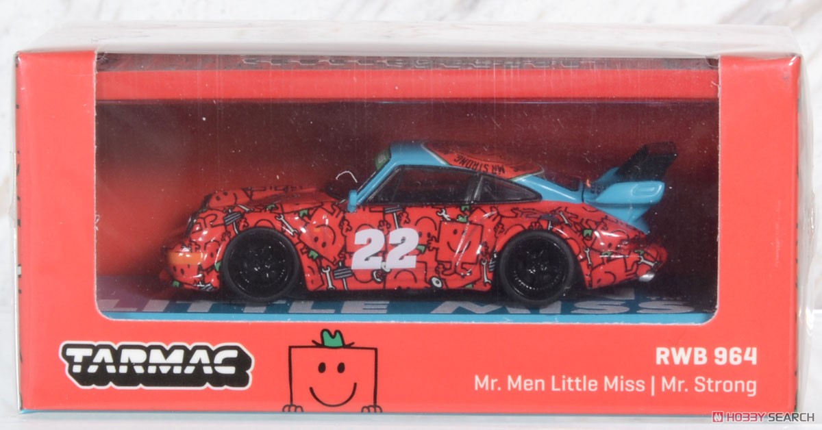 RWB 964 Mr. Men Little Miss Mr. Strong With Container (ミニカー) パッケージ1