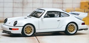 Porsche 911 RSR 3.8 White (ミニカー)