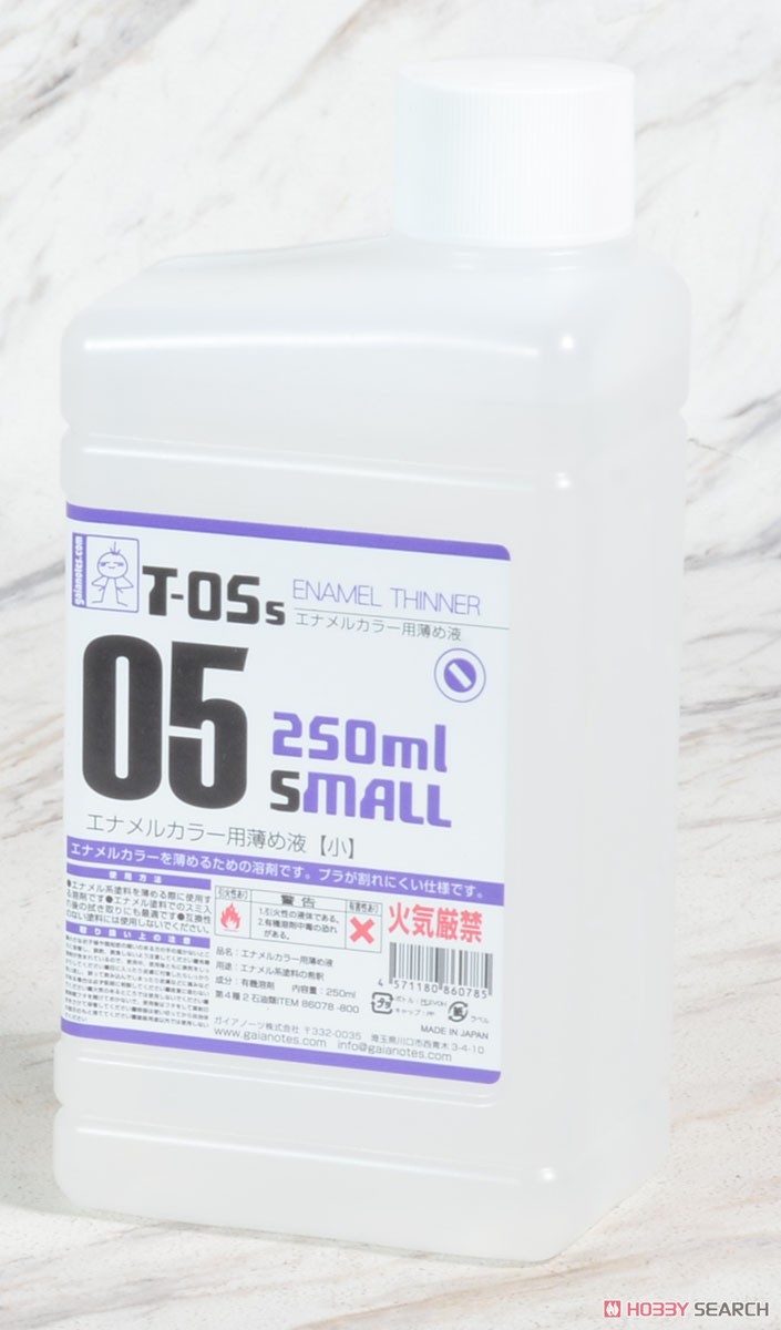 T-05S エナメル系溶剤 【小】 250ml (溶剤) パッケージ1