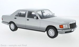 メルセデス Sクラス(W126)1979 シルバー (ミニカー)