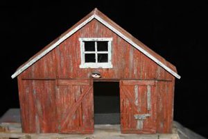 Wooden Barn / Shed (Plastic model)