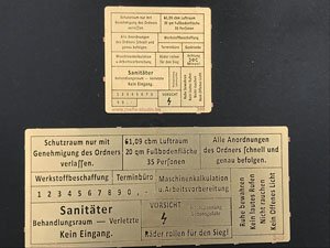 Stencil: German Warning Text No.2 (Plastic model)