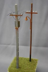 1/72コンクリート製電柱(2個セット) (プラモデル)