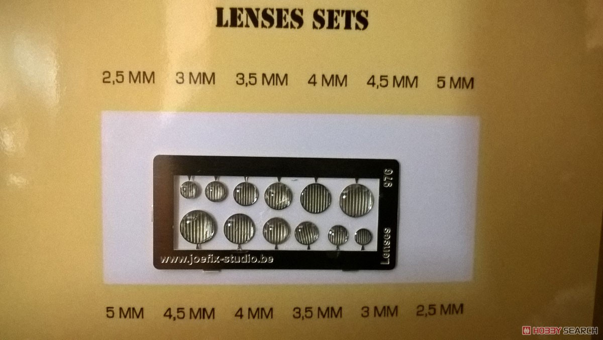 丸形ヘッドライトセット2.5～5mm径 クリアー (プラモデル) その他の画像1