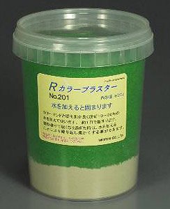 201 Rカラープラスター (モスグリーン) 500ml (鉄道模型)