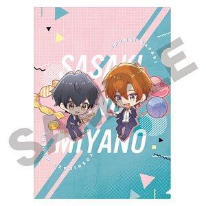 Sasaki and Miyano Single Clear File Mint Chara Peko (Anime Toy)