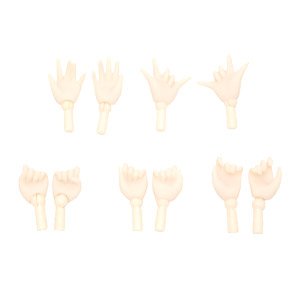 Pure Neemo 2 Hand Parts Set A (White Skin) (White) (Fashion Doll)