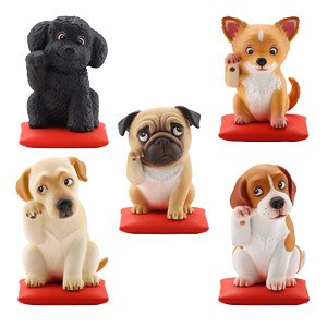 miniQ 佐藤邦雄の招福犬2 (6個セット) (食玩)