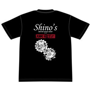 スーパーカブ Shino`sバックプリントTシャツ L (キャラクターグッズ)