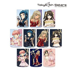 Tokyo 7th Sisters [Especially Illustrated] Christmas Coffret Ver. Trading Acrylic Stand (Set of 10) (Anime Toy)