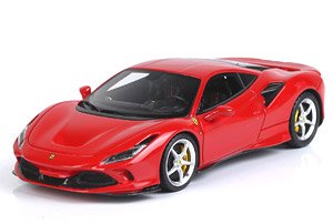 Ferrari F8 Tributo Rosso Corsa 322 silver wheels/yellow brakes (ミニカー)