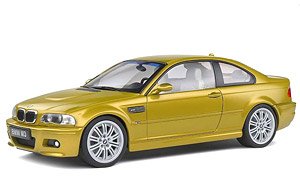 BMW E46 M3 クーペ 2000 (イエロー) (ミニカー)