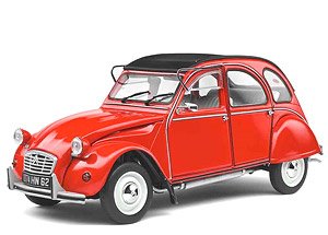 シトロエン 2CV 6 1982 (レッド) (ミニカー)