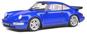 ポルシェ 911(964) ターボ 3.6 1990 (ブルー) (ミニカー)