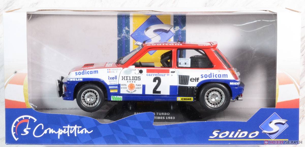 Renault 5 Turbo Antibes Rally 1983 #2 (Red / White / Blue) (Diecast Car) Package1
