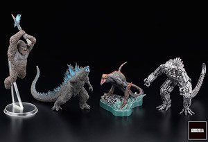 Hyper Modeling Series Godzilla vs. Kong (2021) (Set of 4) (Completed)