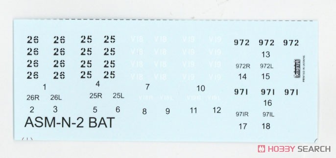 ASM-2N `BAT`自動誘導爆弾 2 in 1 (プラモデル) 中身2