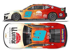 `チェイス・エリオット` #9 LLumar Window Film シボレー カマロ NASCAR 2022 ネクストジェネレーション (ミニカー)