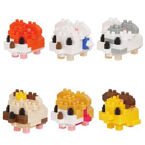 nanoblock Mini nano Hamtaro (set of 6) (Block Toy)