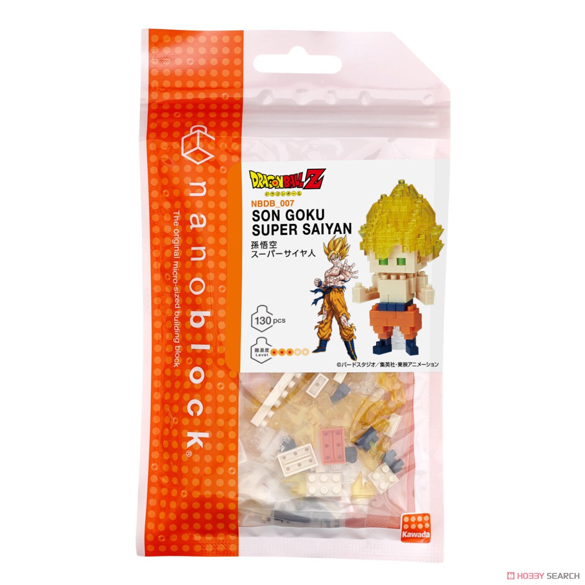 nanoblock Son Goku Super Saiyan (Block Toy) Package1