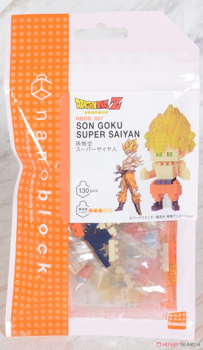 nanoblock Son Goku Super Saiyan (Block Toy) Package2