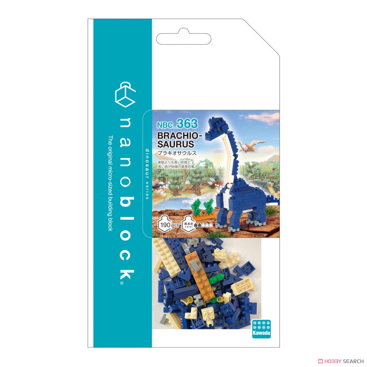 nanoblock ブラキオサウルス (ブロック) パッケージ1