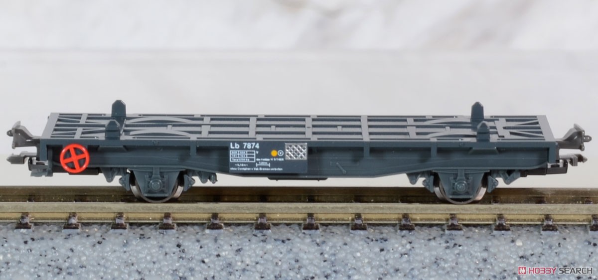 RhB Freight Car Lb-v 7874, 2-axle (Rhatische Bahn Container Freight Car Lb-v (without Container)) (Model Train) Item picture1