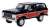 1978 Ford Bronco Hard Top Two Tone W/Spare Tire (Black/Red) (ミニカー) 商品画像1